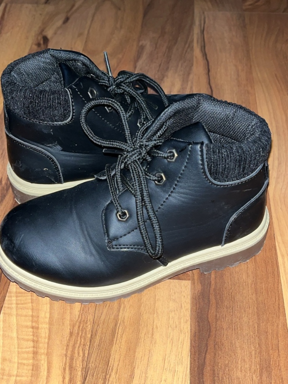 Boys Black Boots 12t